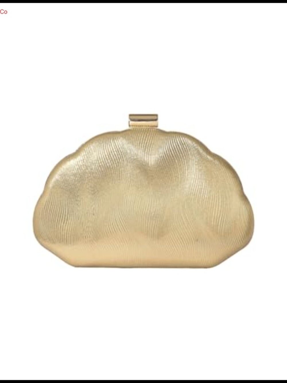 Metallic PU Leather Seashell Clutch Evening Bag Small Cocktail Party